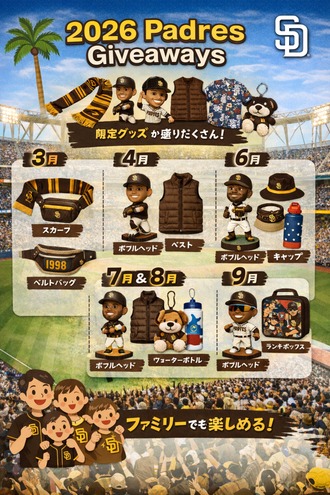 2026 padres giveaways l