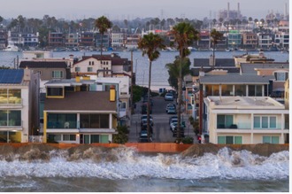 beachfront flooding neighborhood l
